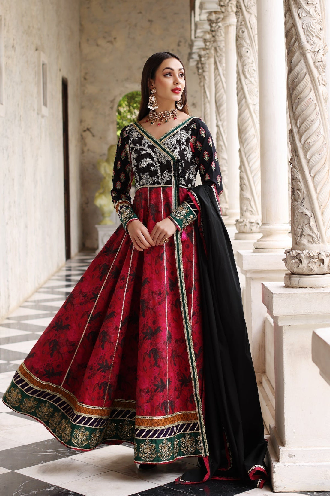 Mina Kashif | Festive Lawn | Anarkali - Saira Saqlain