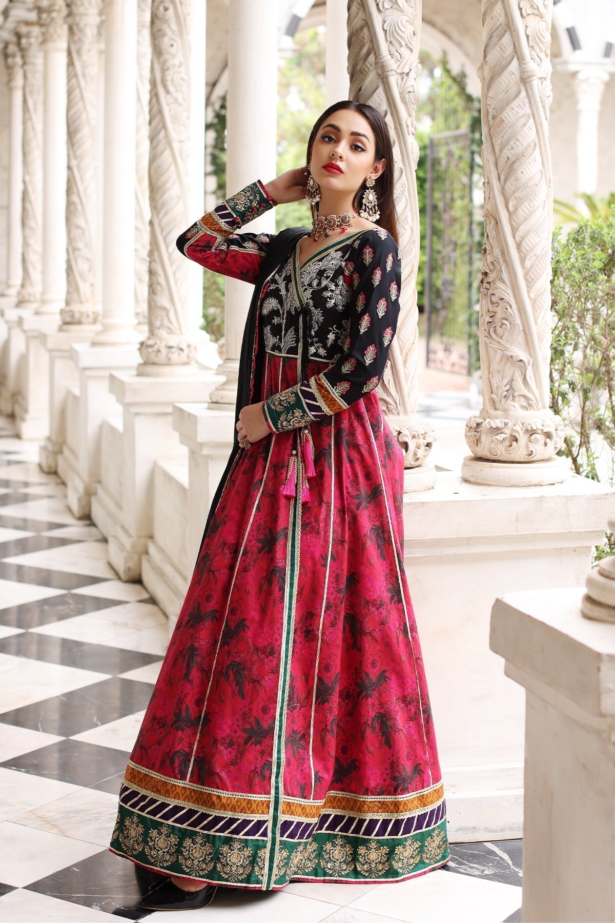 Mina Kashif | Festive Lawn | Anarkali - Saira Saqlain