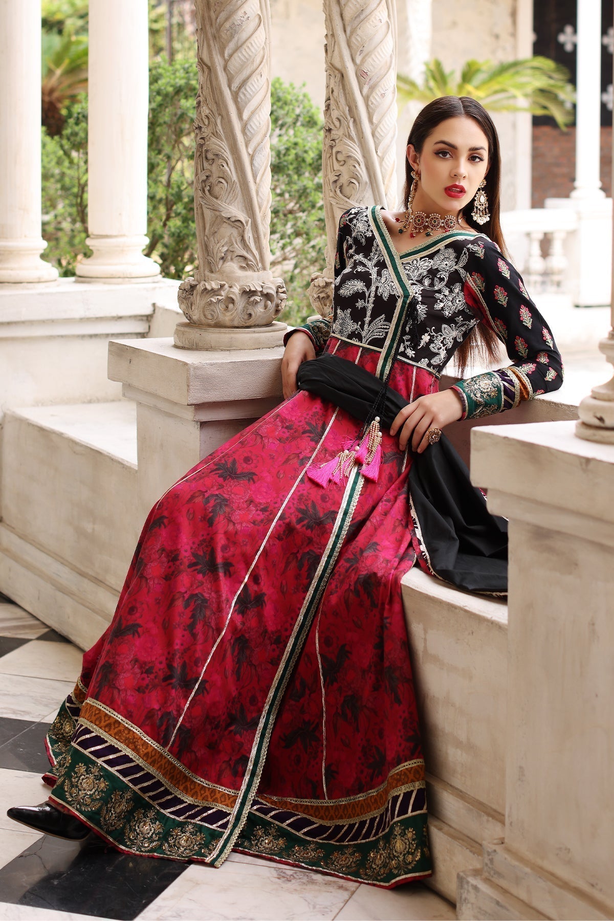 Mina Kashif | Festive Lawn | Anarkali - Saira Saqlain