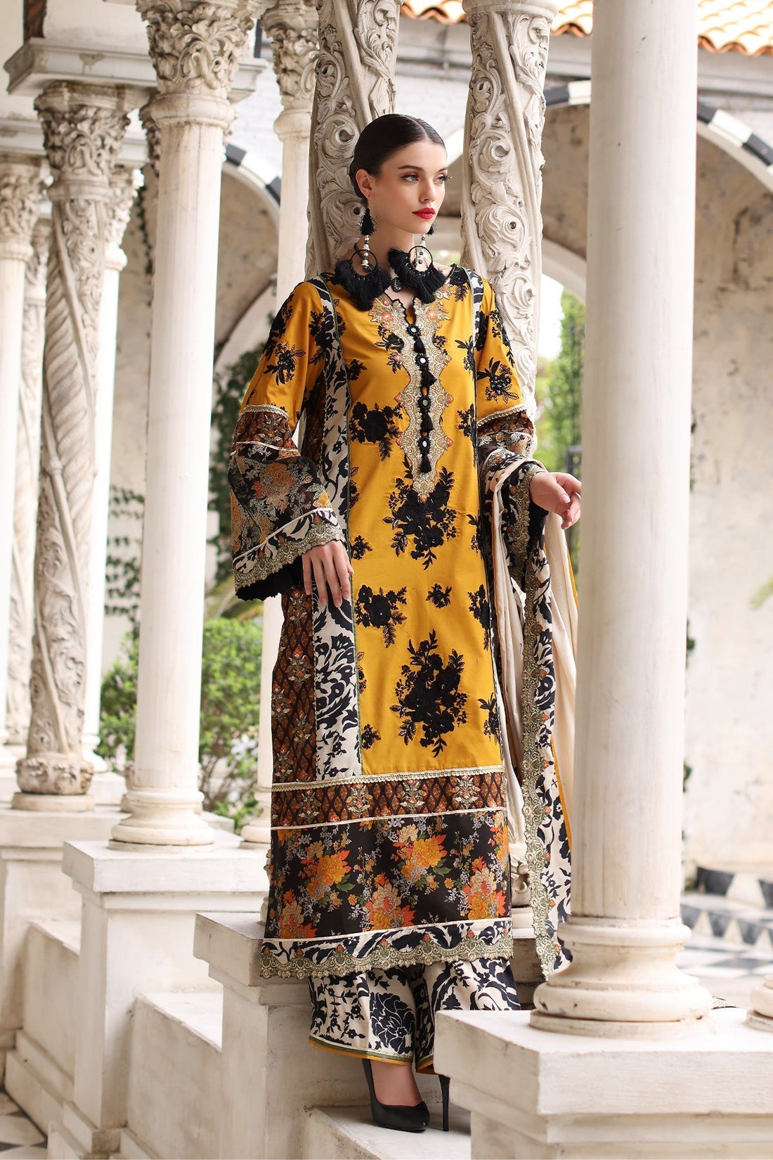 Mina Kashif | Festive Lawn | Leyla - Saira Saqlain