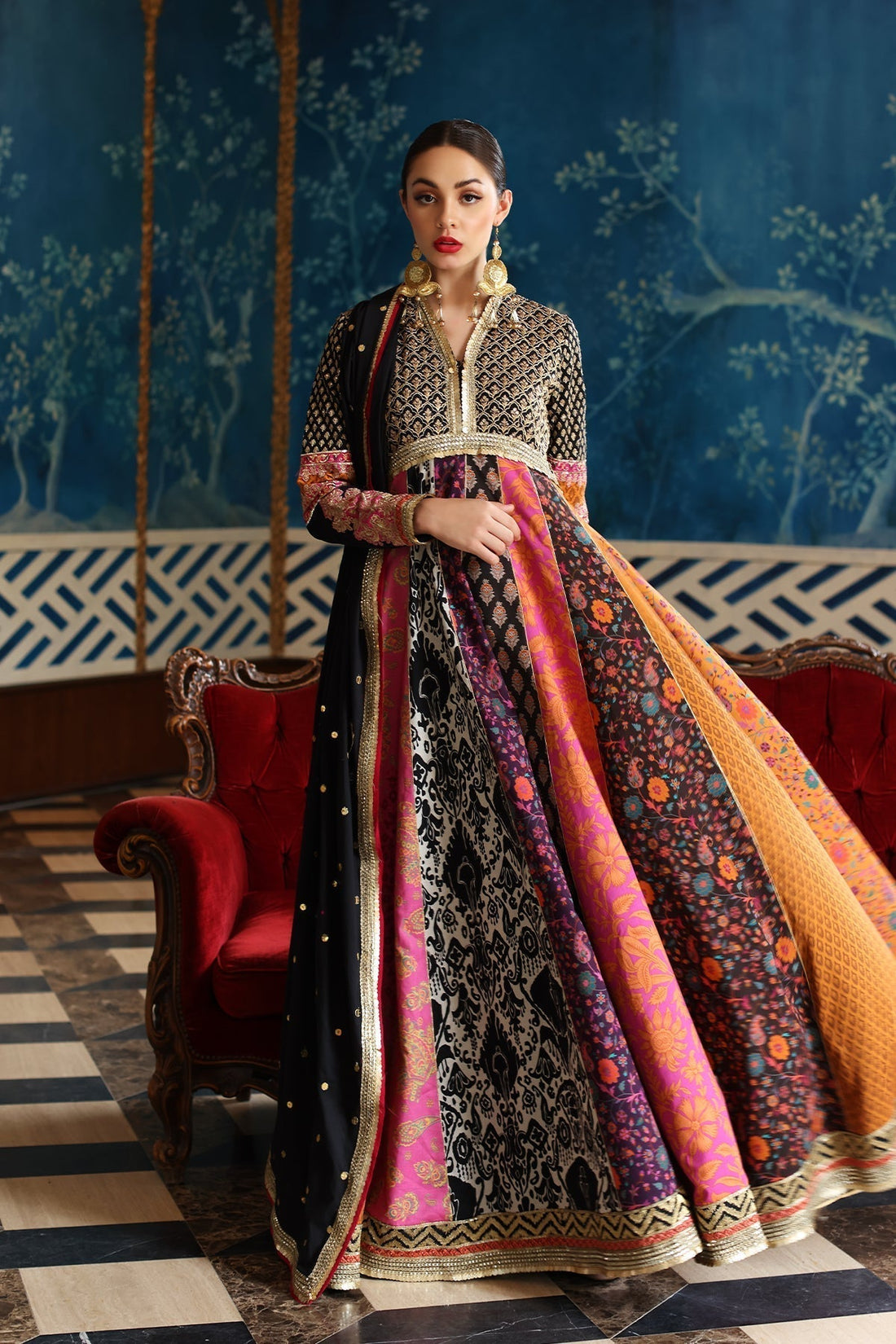 Mina Kashif | Festive Lawn | Misty - Saira Saqlain