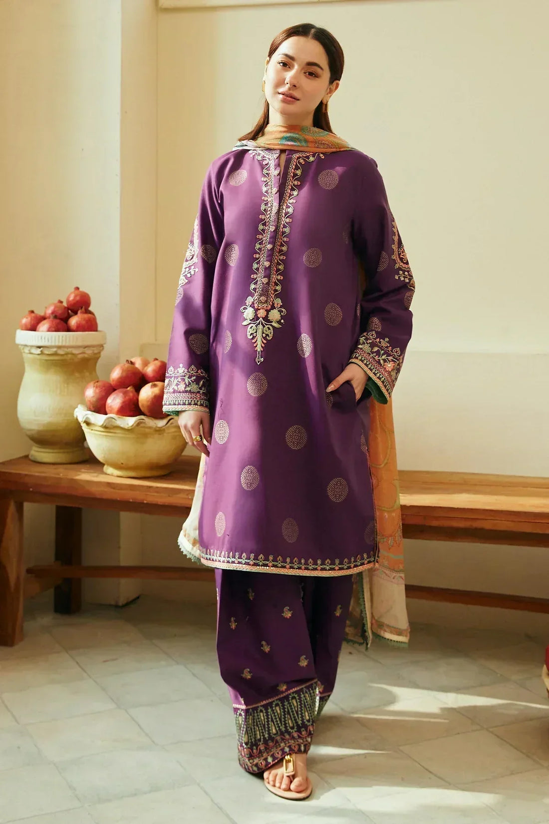 Zara Shahjahan | Coco Lawn 24 | MORNI-9A - Saira Saqlain