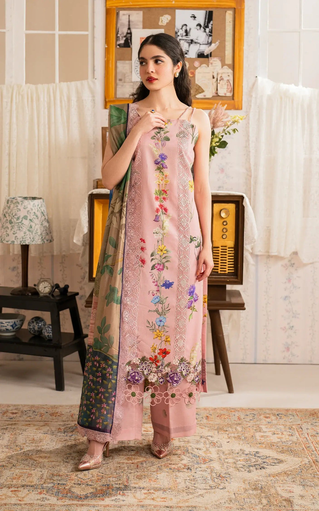 Asifa and Nabeel | Meraki Vintage 25 | Noor (MVL25-14) - Saira Saqlain