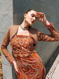 Epoque | Ciel Luxury Couture | Ochre - Saira Saqlain