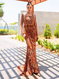 Epoque | Ciel Luxury Couture | Ochre - Saira Saqlain