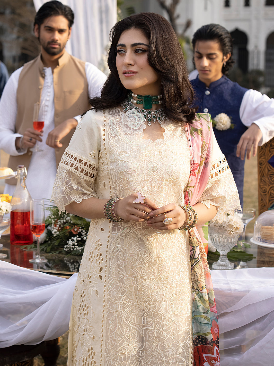 Mahnur | Mahrukh Luxury Lawn 24 | OPAL - Saira Saqlain