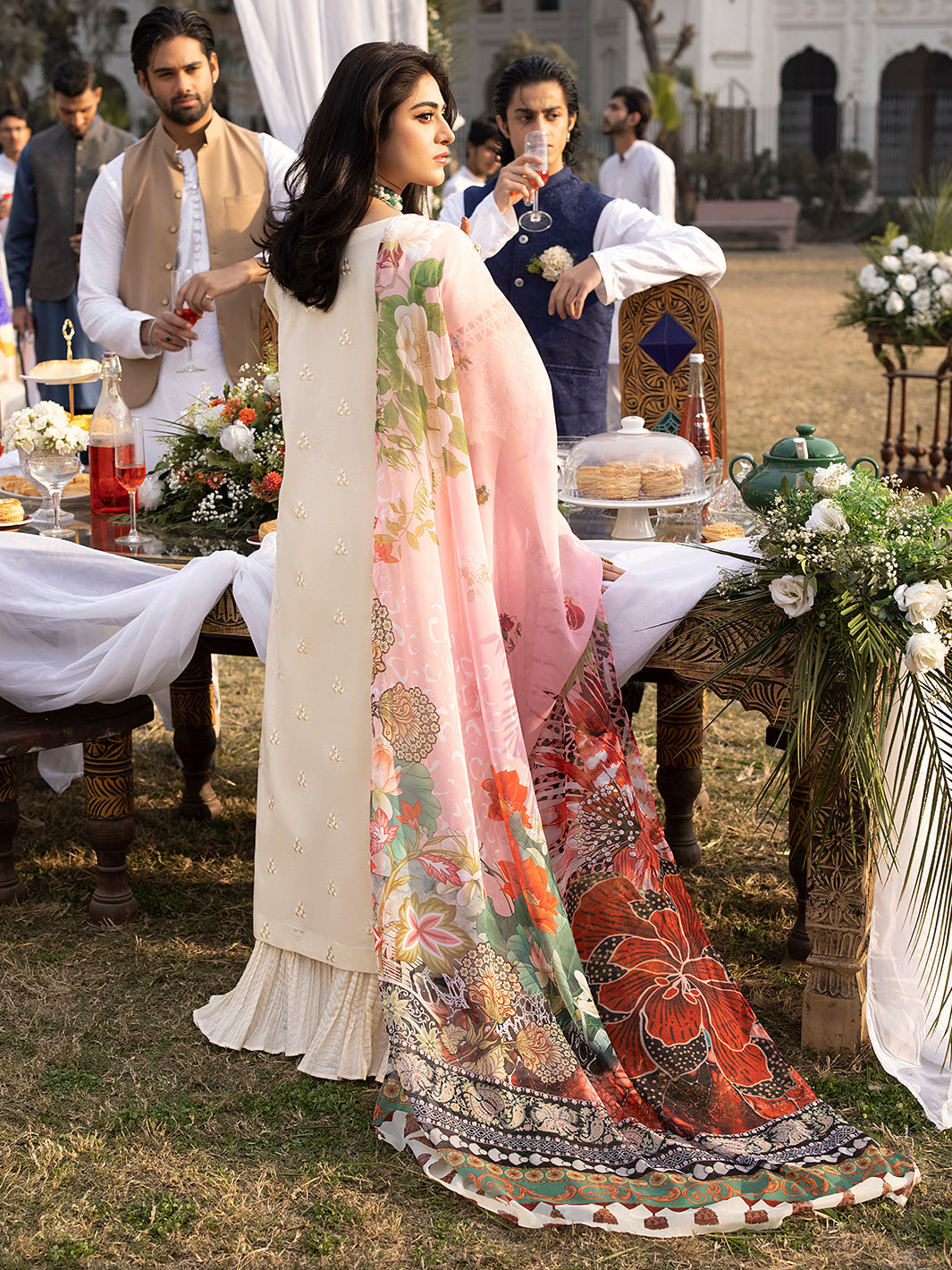 Mahnur | Mahrukh Luxury Lawn 24 | OPAL - Saira Saqlain