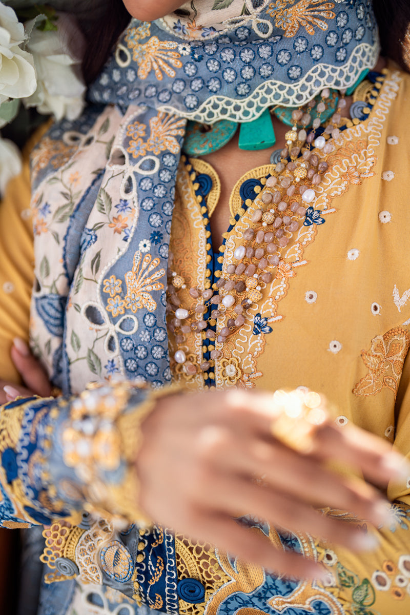 Qalamkar | Sahil Luxury Lawn | FK-06 NATALIE - Saira Saqlain