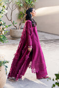 Qalamkar | Sahil Luxury Lawn | FK-11 VIOLET - Saira Saqlain
