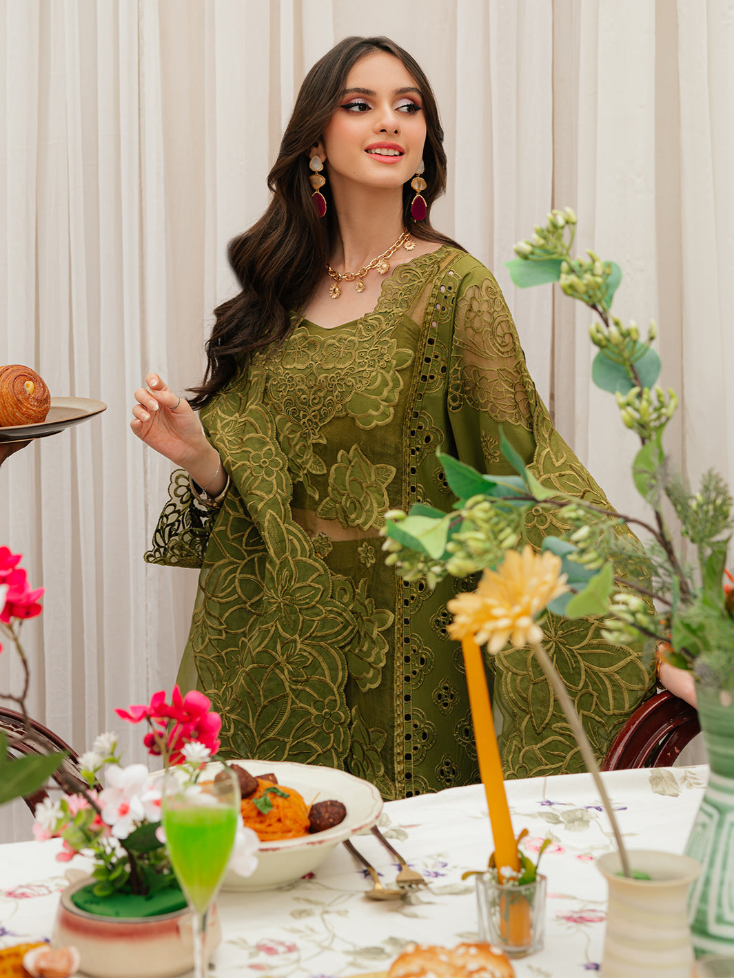 Mahnur | Allenura Luxury Lawn 24 | REVERIE - Saira Saqlain