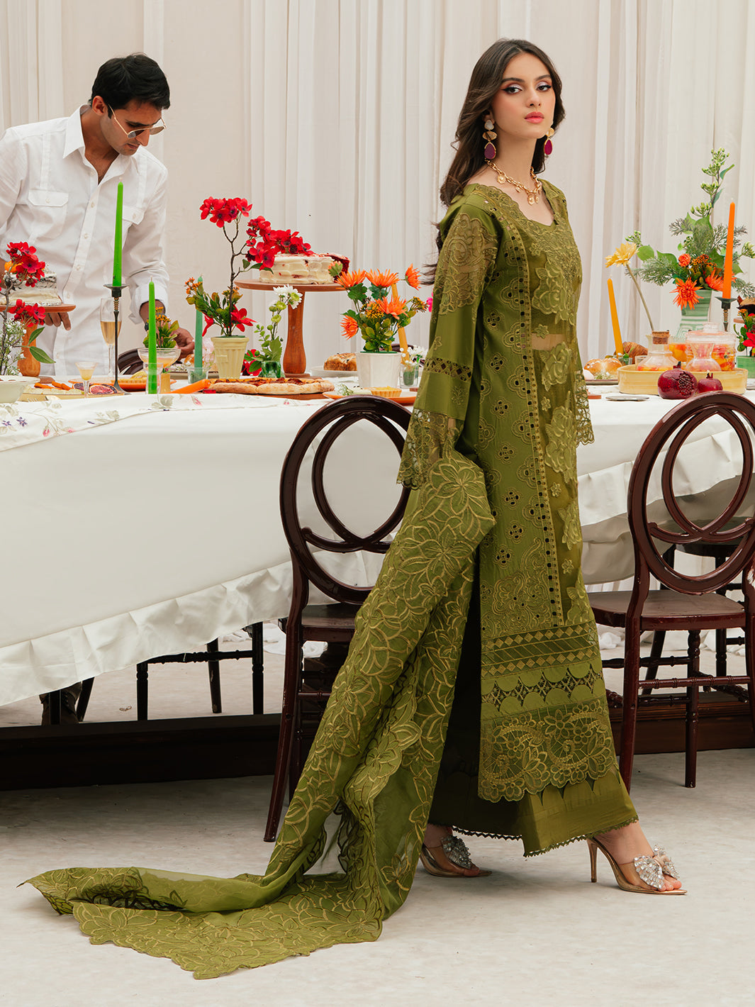 Mahnur | Allenura Luxury Lawn 24 | REVERIE - Saira Saqlain