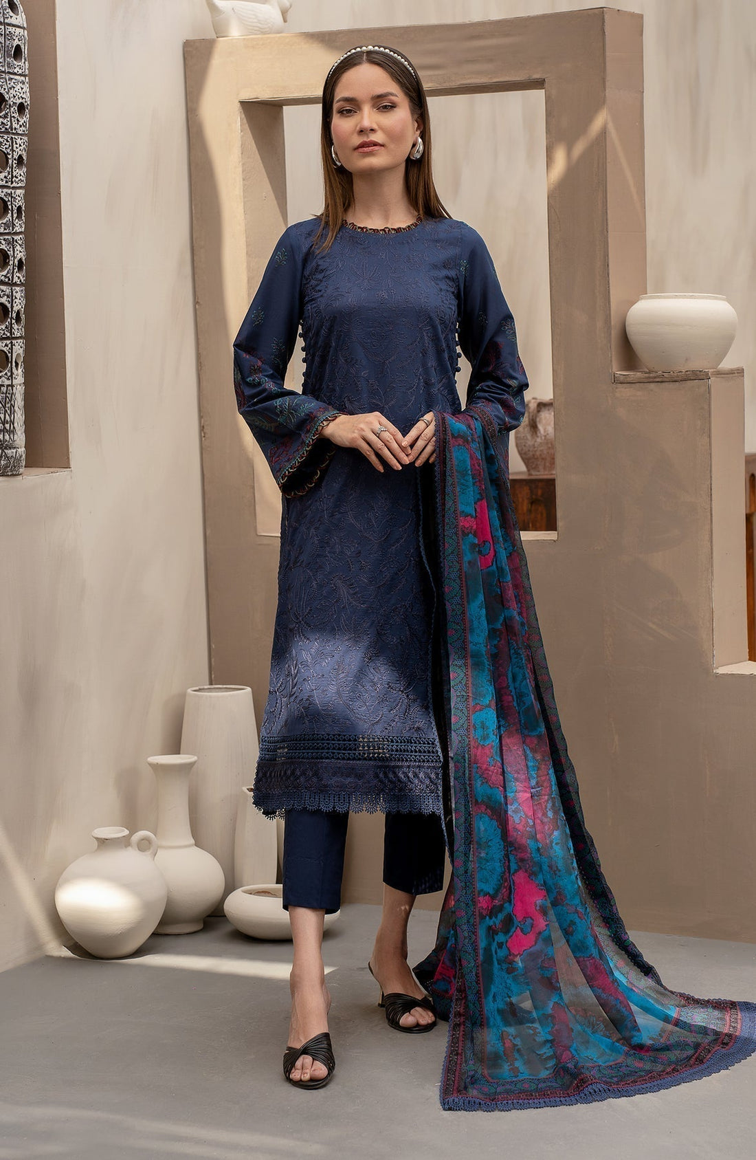 Zarif | Festive Lawn | ZFL 08 SEEMAL - Saira Saqlain