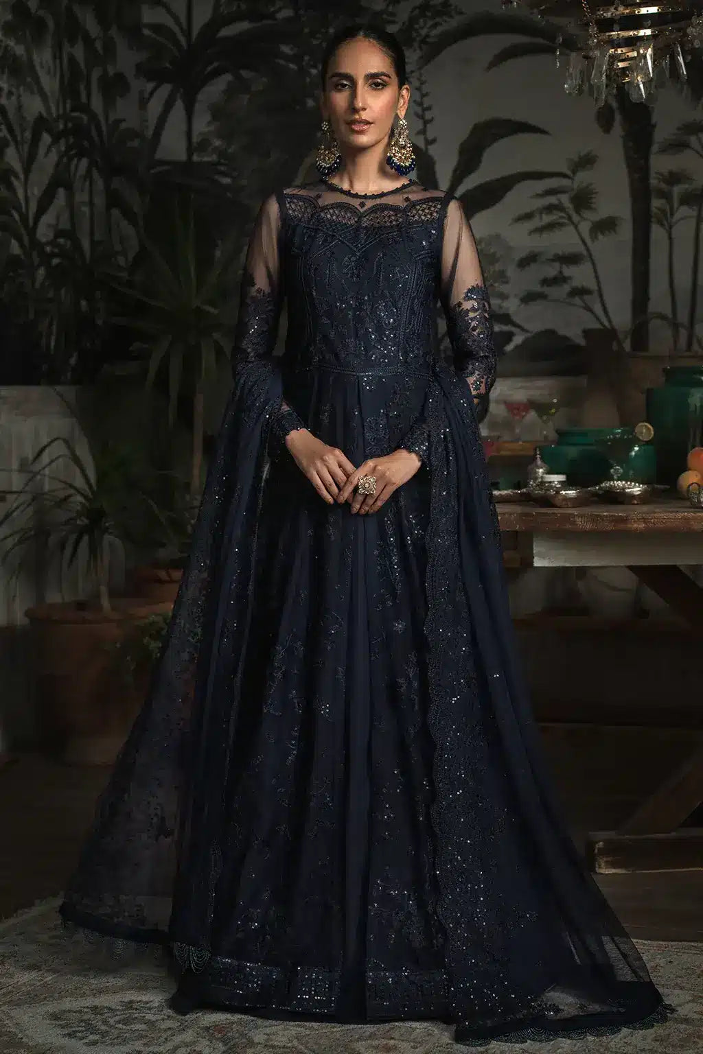Zarif | LA ROSELLA Formals | ZLR 08 STARRY - Saira Saqlain