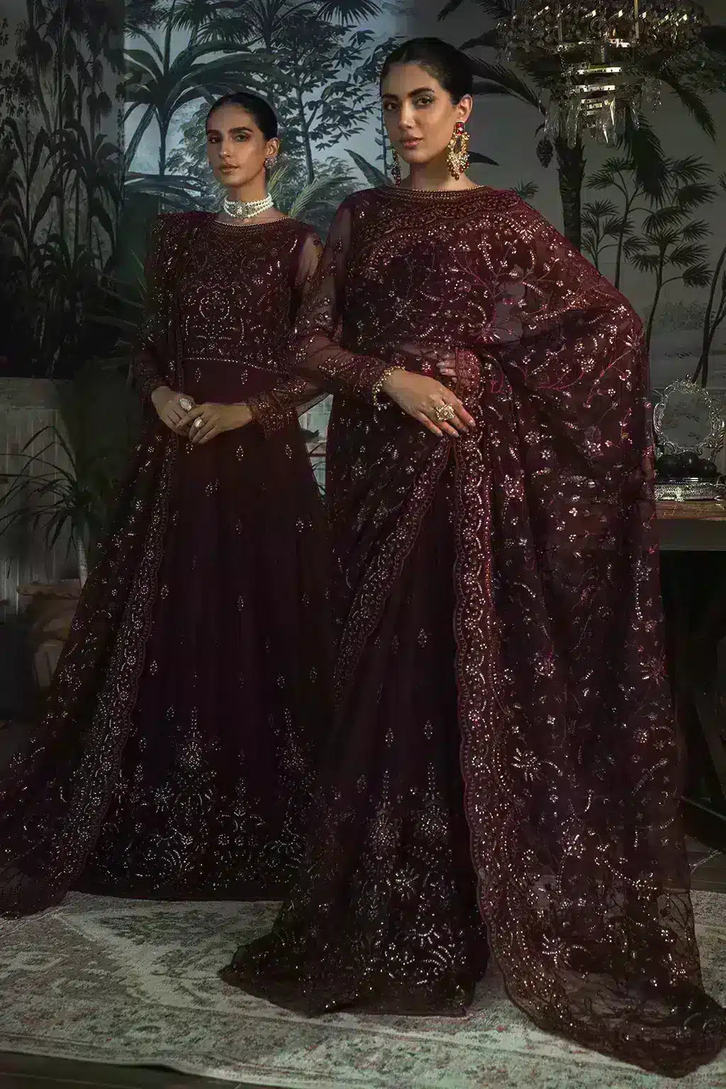 Zarif | LA ROSELLA Formals | ZLR 06 CARMINE - Saira Saqlain