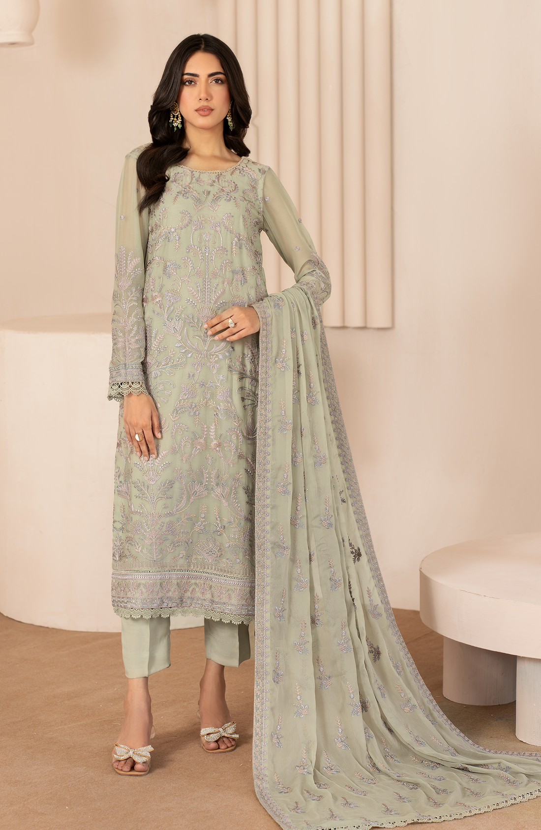 Zarif | Chiffon Edit | ZL 04 AFSA - Saira Saqlain