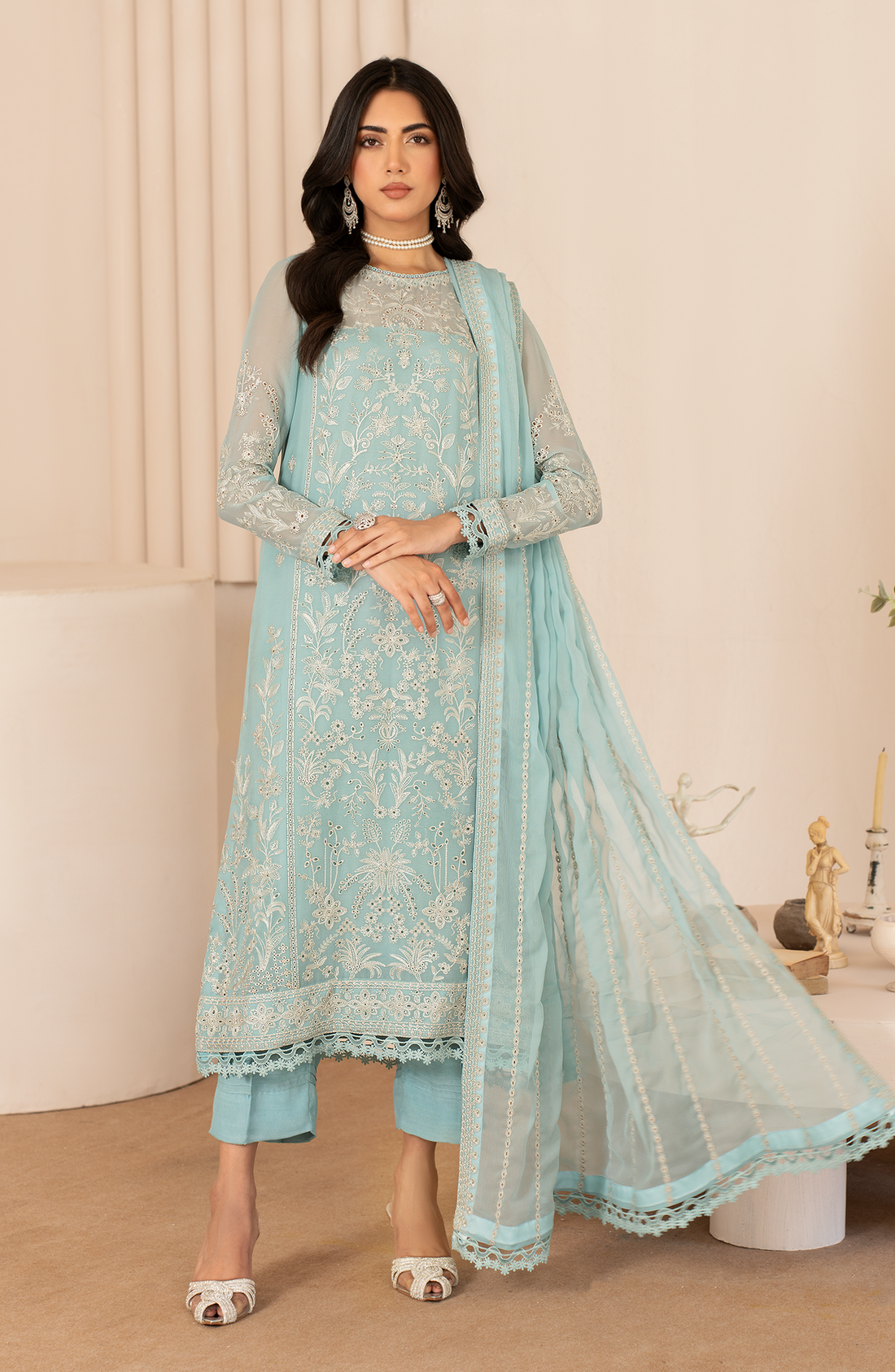Zarif | Chiffon Edit | ZL 02 SAHIBA - Saira Saqlain