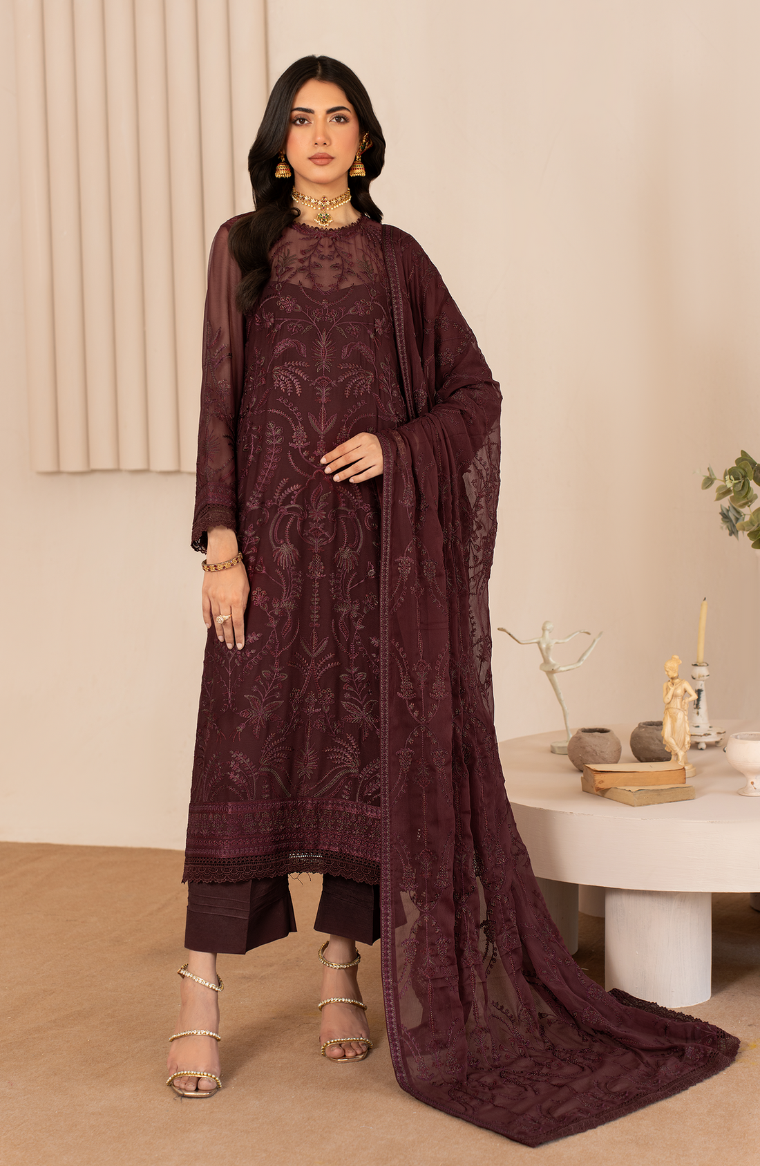 Zarif | Chiffon Edit | ZL 03 HALA - Saira Saqlain