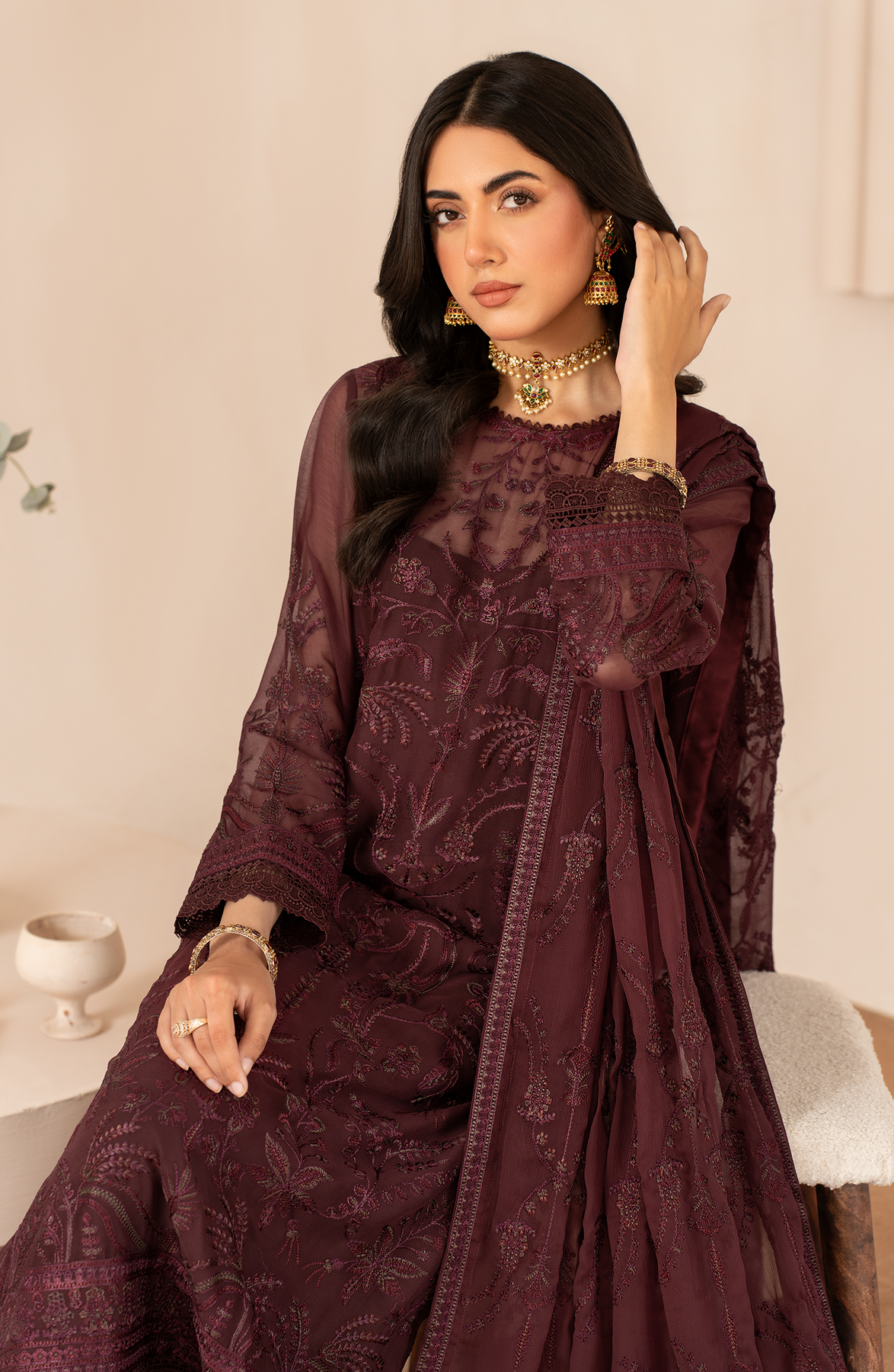 Zarif | Chiffon Edit | ZL 03 HALA - Saira Saqlain
