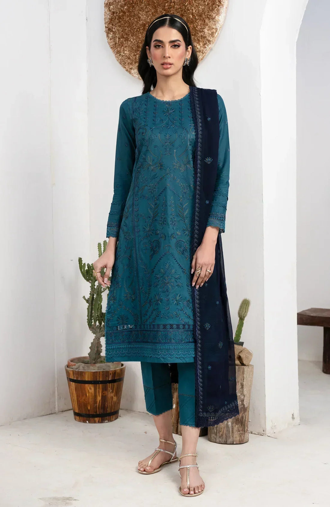 Zarif | Eid Lawn 24| ZL 07 MARINA - Saira Saqlain
