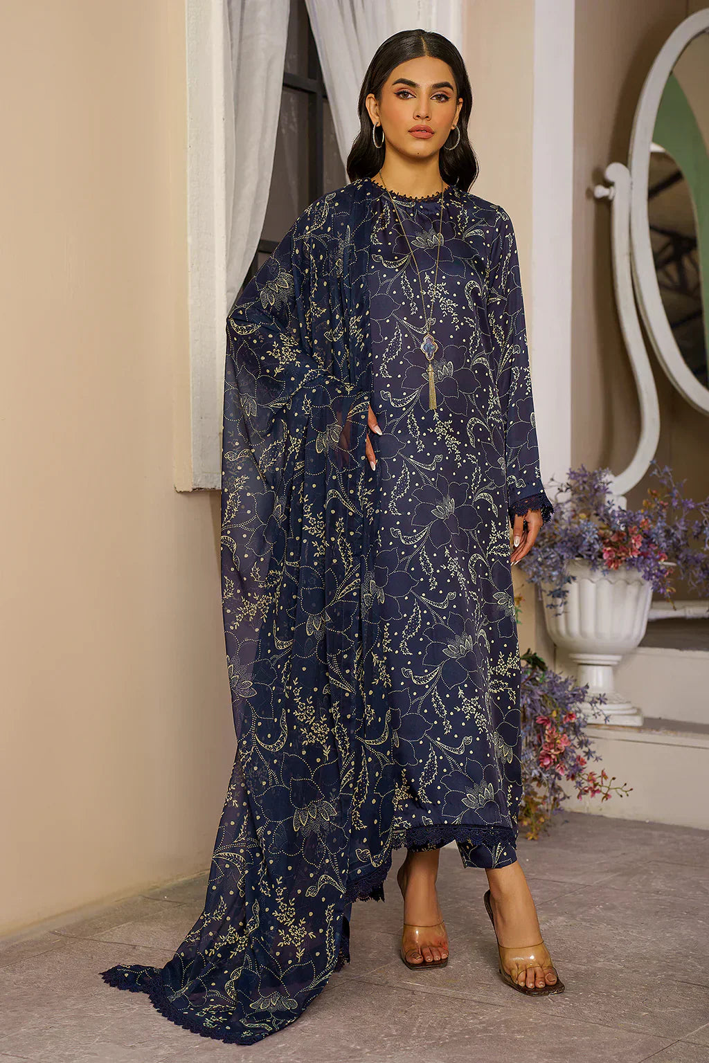Zarif | Prints 24 | ZSP 03 BAREEN - Saira Saqlain