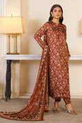 Zarif | Prints 24 | ZSP 06 BRONZE - Saira Saqlain