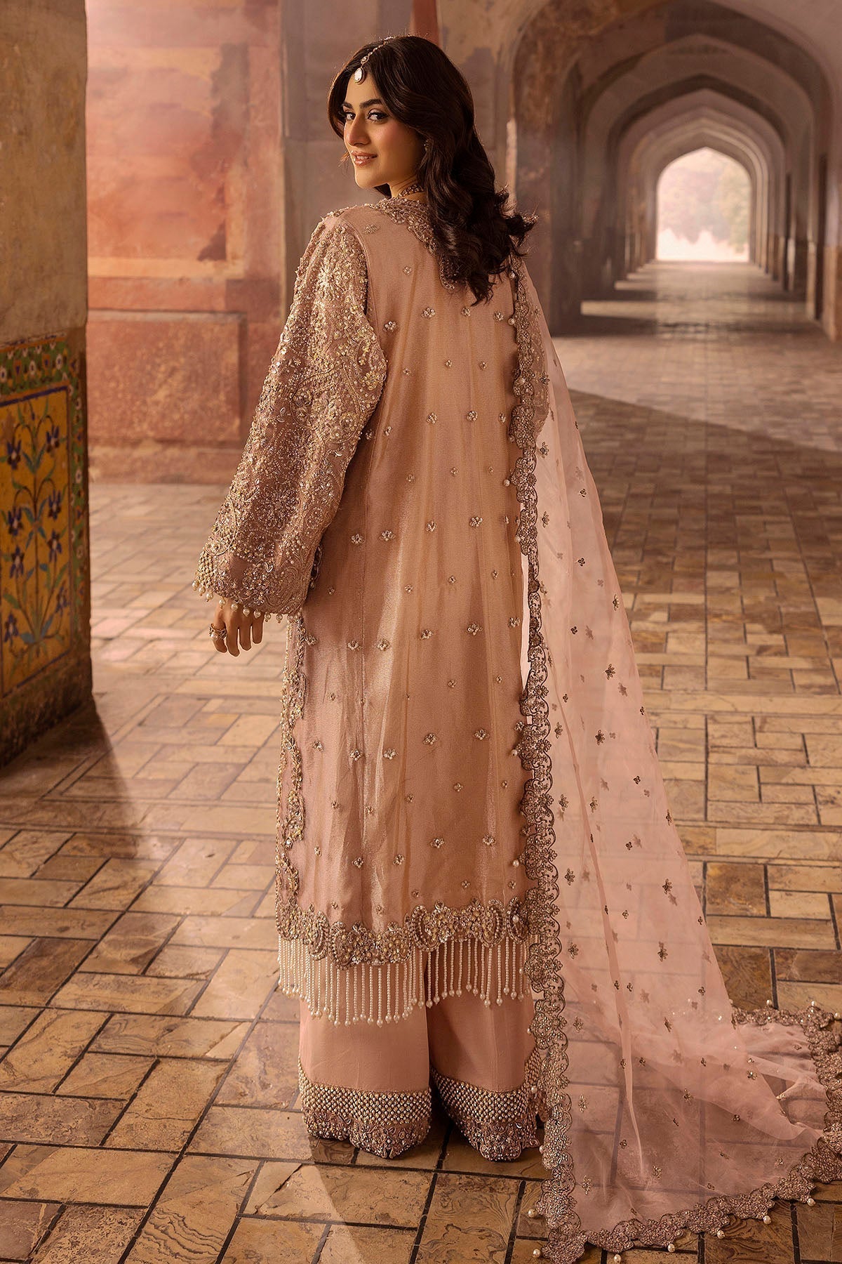 Motifz | Bridal Couture | 0012-MAYASA EMBROIDERED MESSORI STITCHED - Saira Saqlain