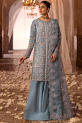 Motifz | Bridal Couture | 0014-FIROZEH EMBROIDERED ORGANZA STITCHED - Saira Saqlain