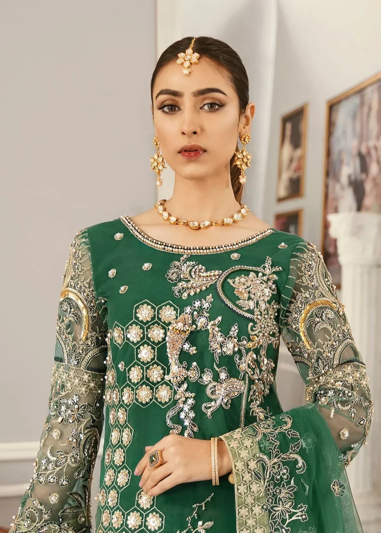 Akbar Aslam | Formal Collection 2021 | Anastasia - Saira Saqlain