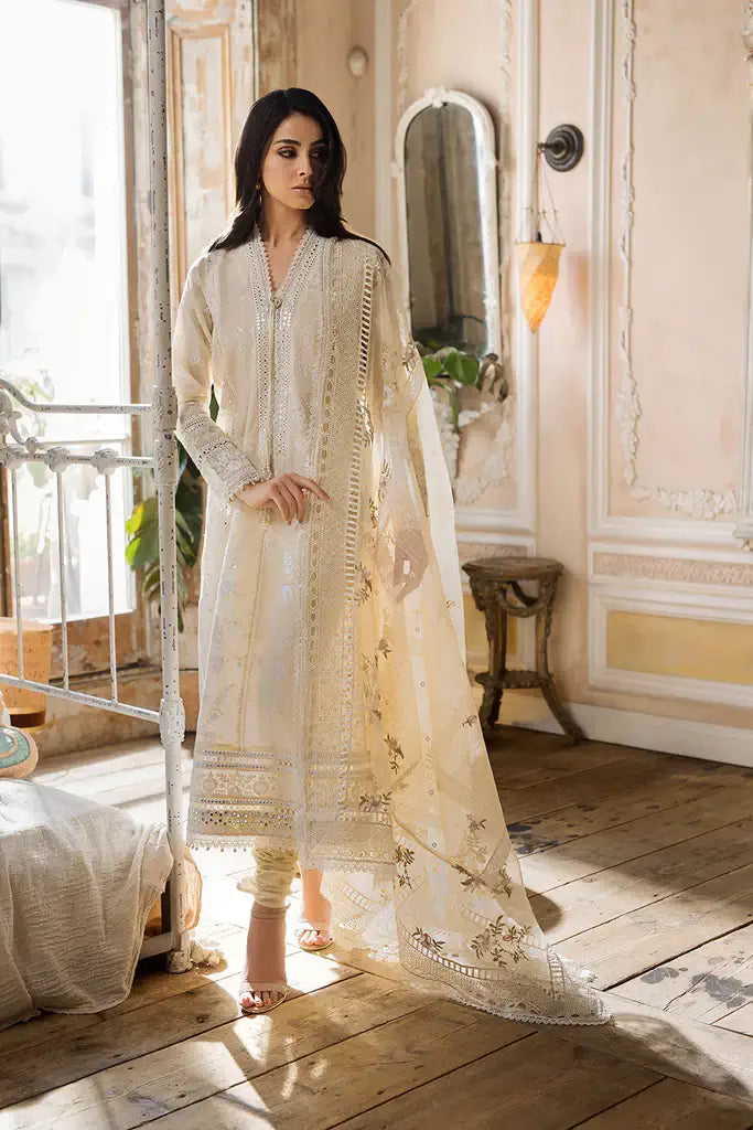Sobia Nazir | Luxury Lawn 2023 | 11A - Saira Saqlain