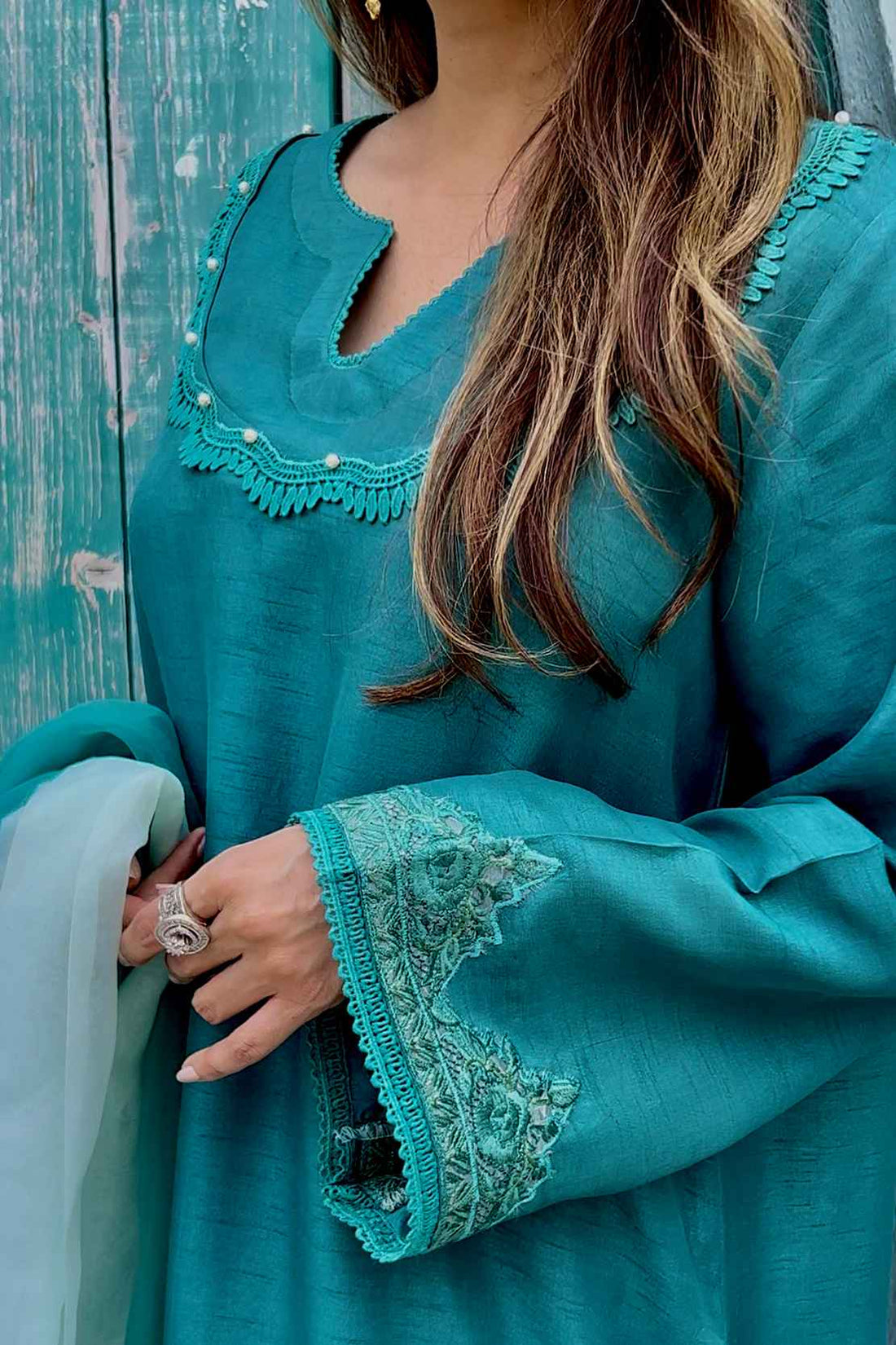 Leon | Leon Luxe Collection | TEAL BLUE - Saira Saqlain