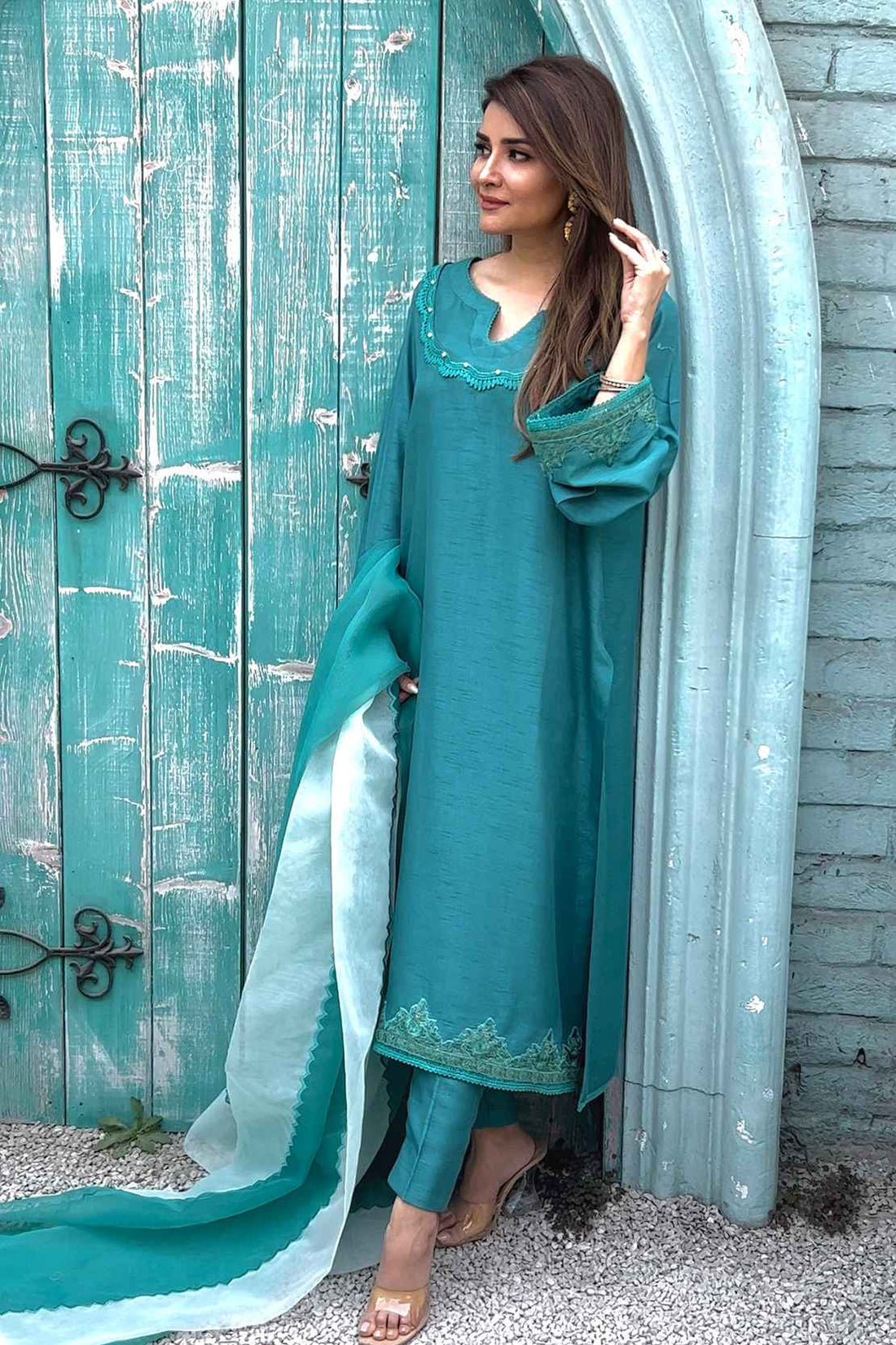Leon | Leon Luxe Collection | TEAL BLUE - Saira Saqlain