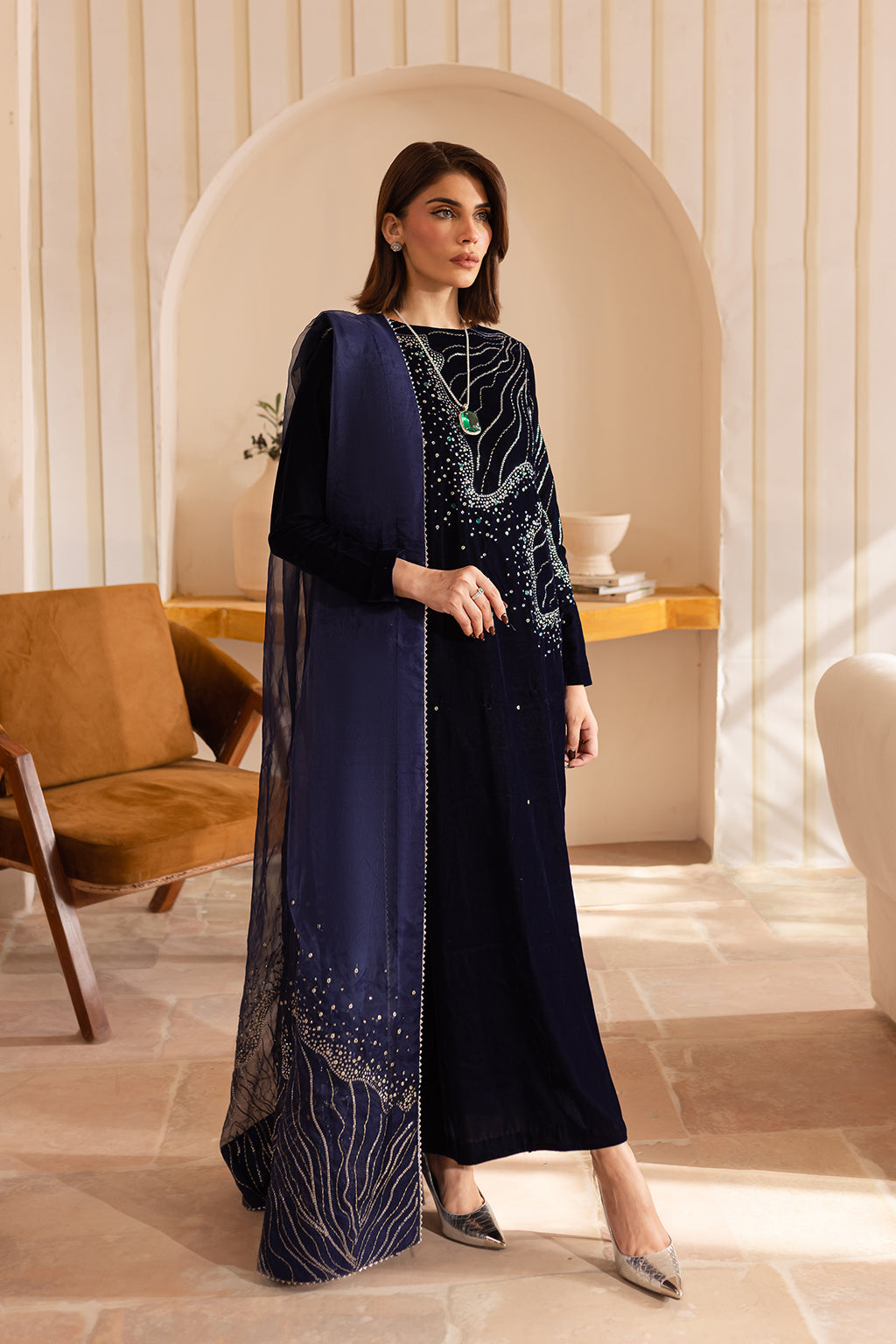 Vanya | Velvet Formals 24 |  KV-50 - Saira Saqlain