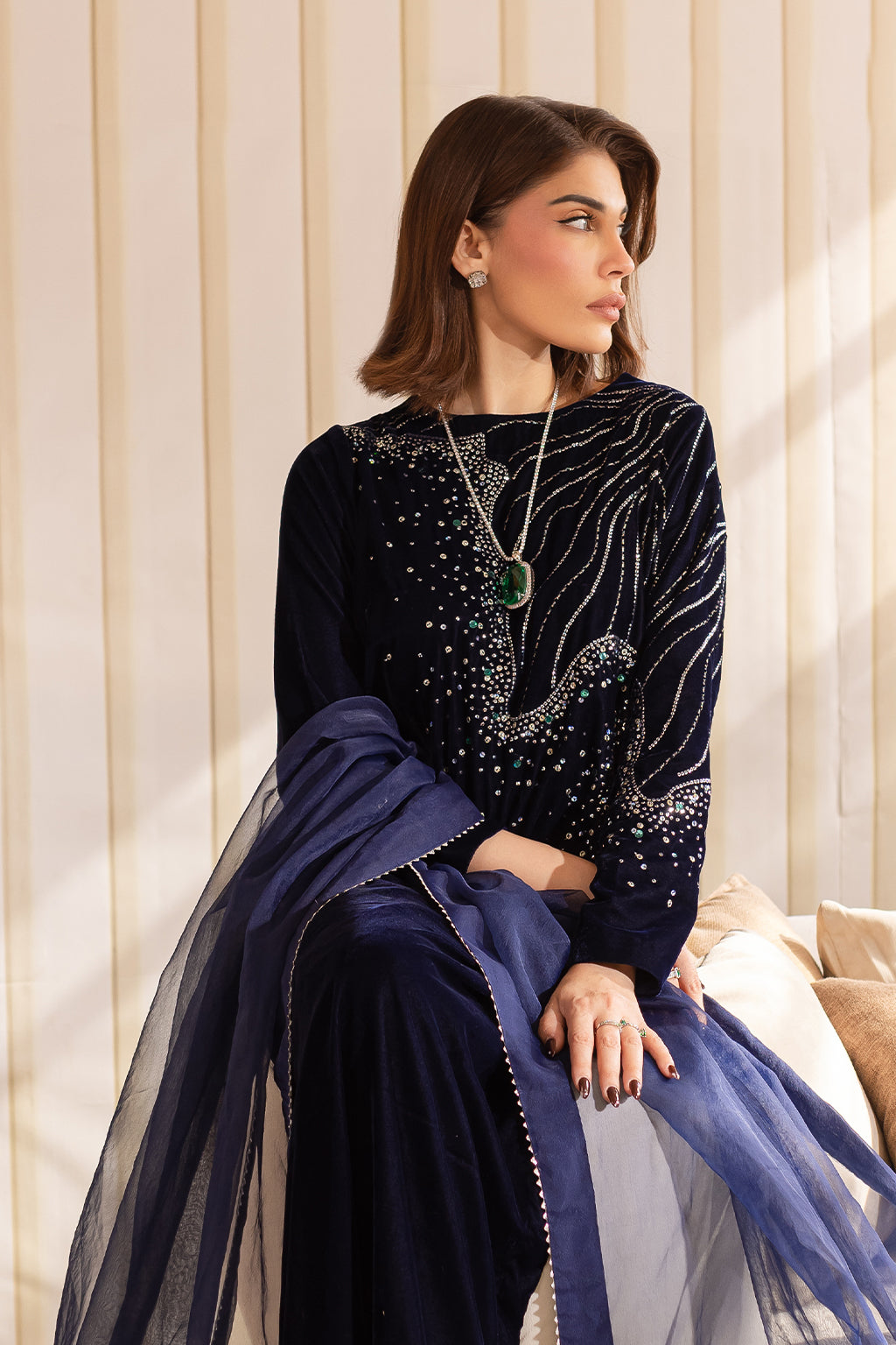 Vanya | Velvet Formals 24 |  KV-50 - Saira Saqlain