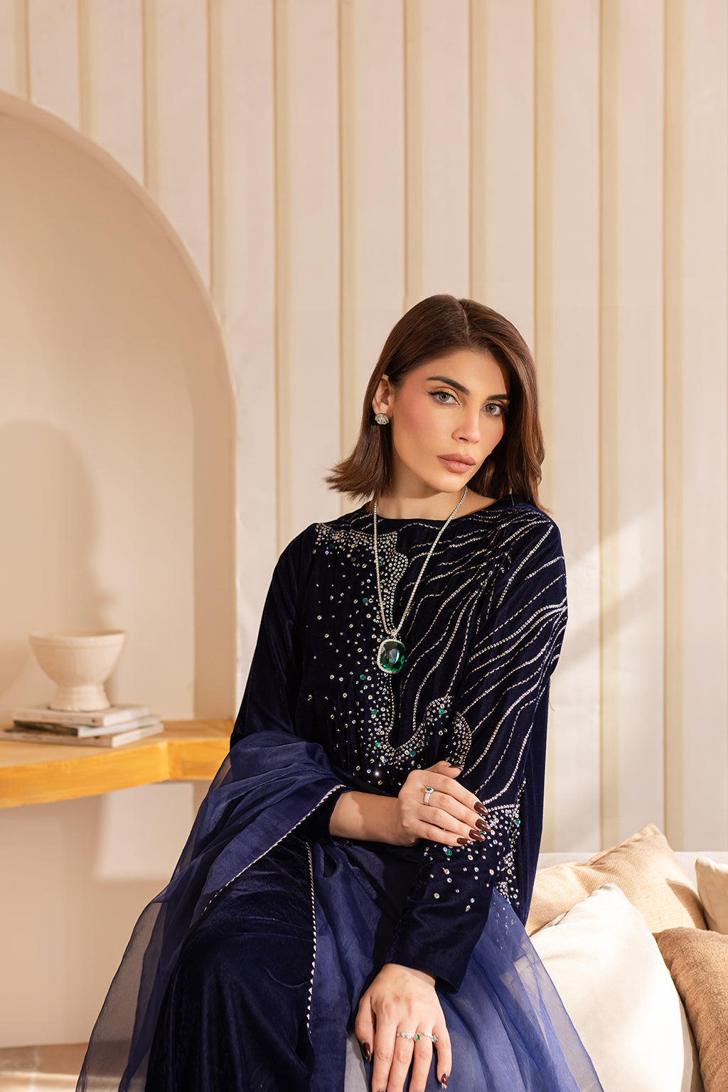 Vanya | Velvet Formals 24 |  KV-50 - Saira Saqlain
