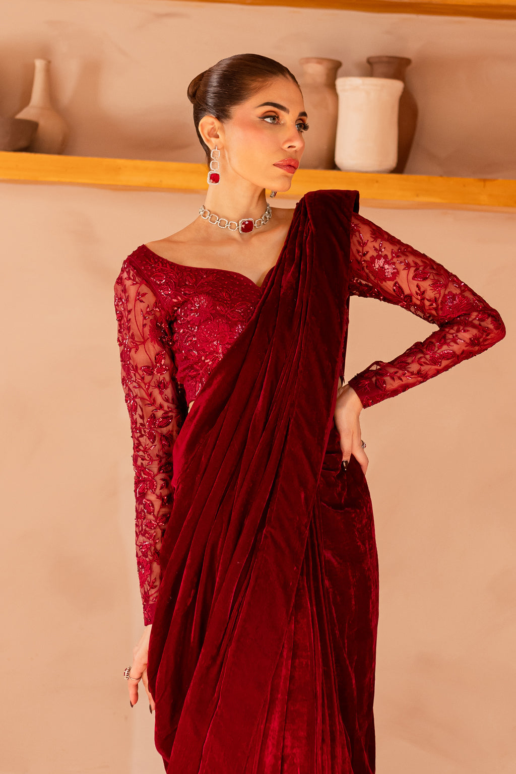 Vanya | Velvet Formals 24 | KV-55 - Saira Saqlain