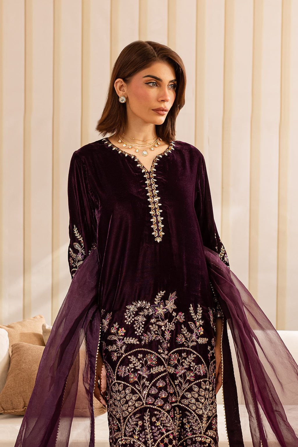 Vanya | Velvet Formals 24 |  KV-52 - Saira Saqlain
