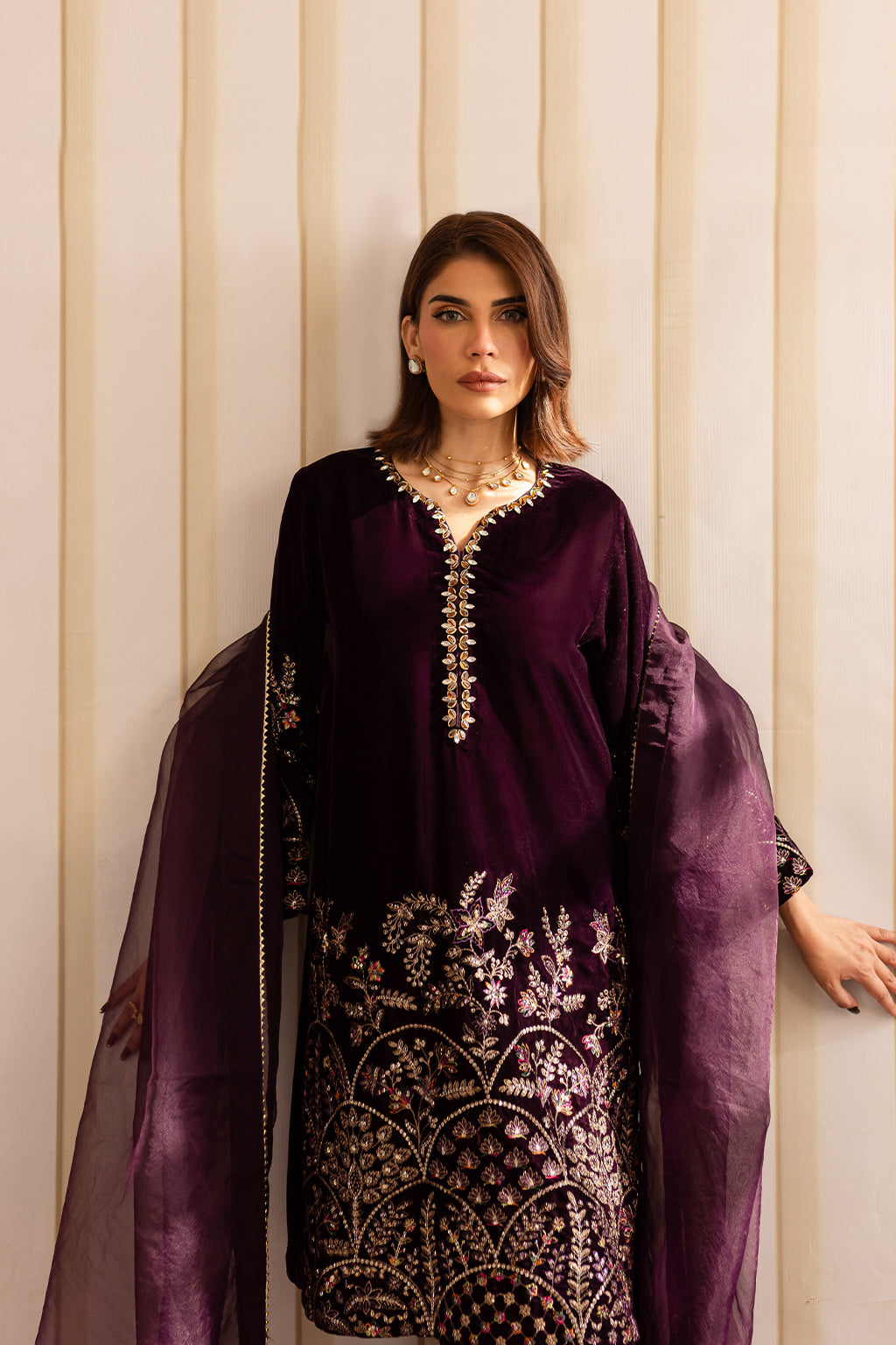 Vanya | Velvet Formals 24 |  KV-52 - Saira Saqlain