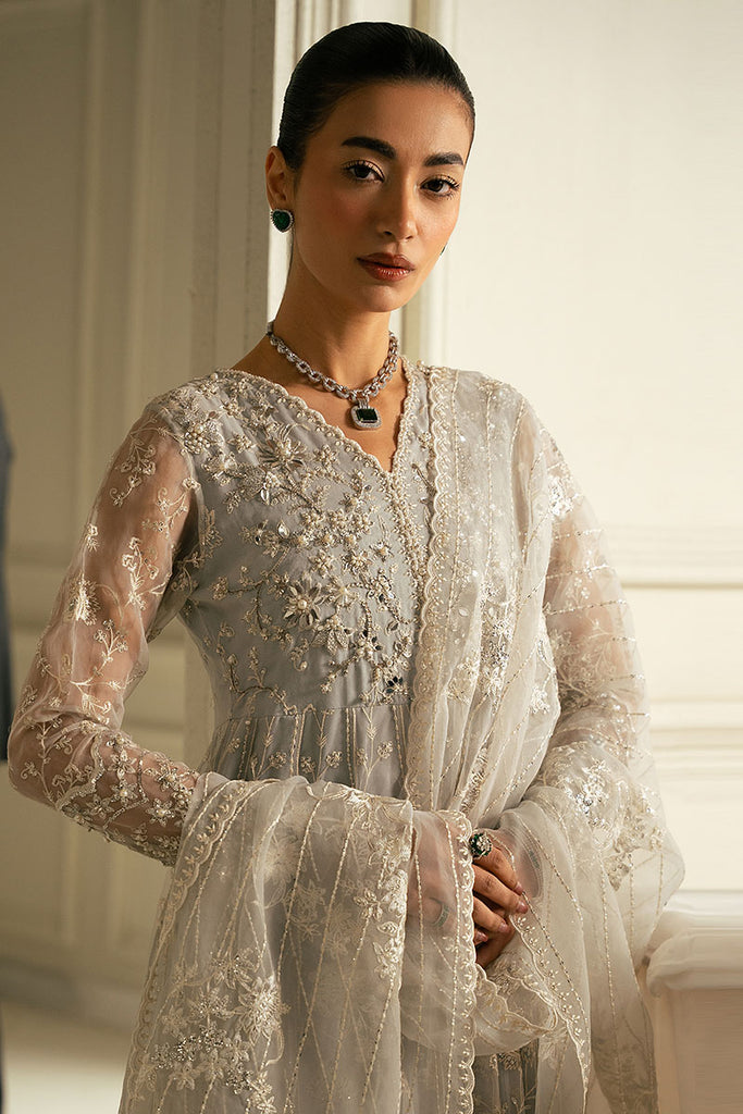Cross Stitch | Wedding Collection 25 | WHISPERING BLUE - Saira Saqlain