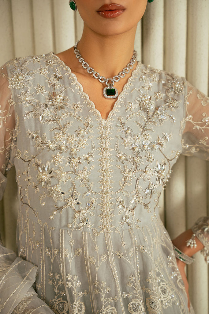 Cross Stitch | Wedding Collection 25 | WHISPERING BLUE - Saira Saqlain