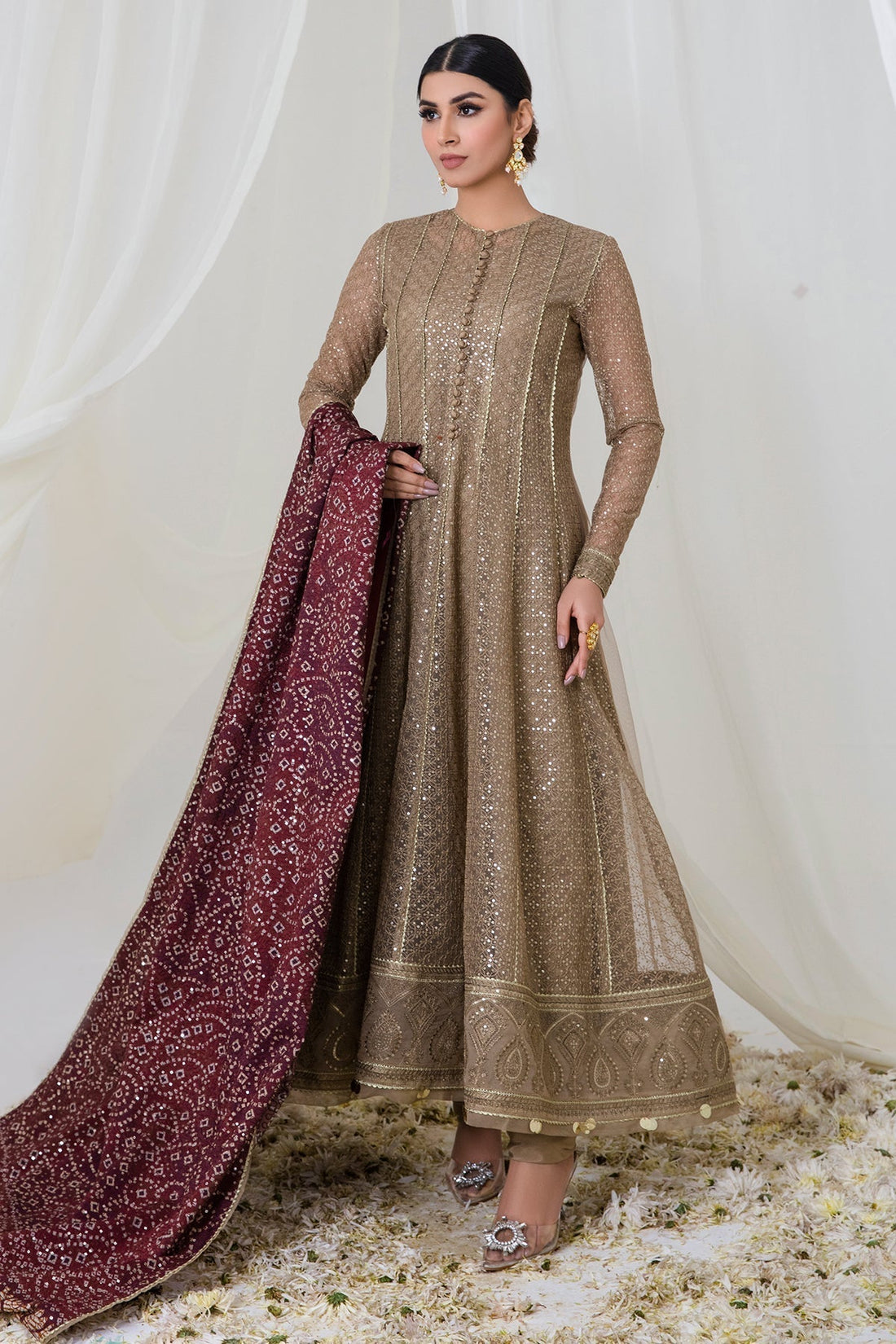 Jazmin | Embroidered Collection | HAZEL HYPE - Saira Saqlain