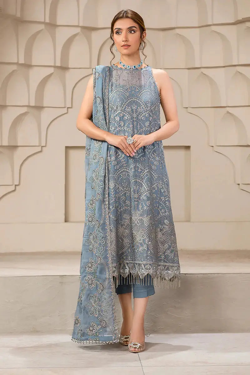Zarif | Falak Formals | ZF 05 BLUE BELL - Saira Saqlain