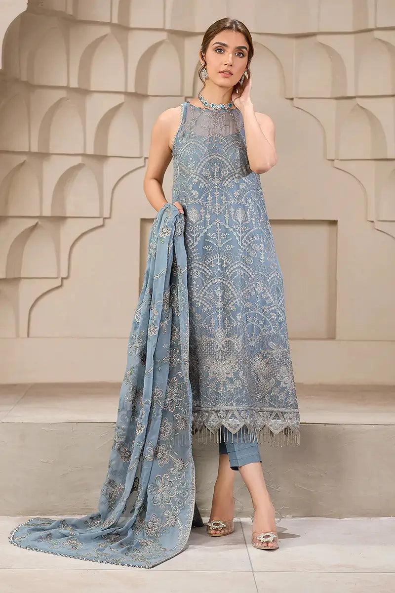 Zarif | Falak Formals | ZF 05 BLUE BELL - Saira Saqlain