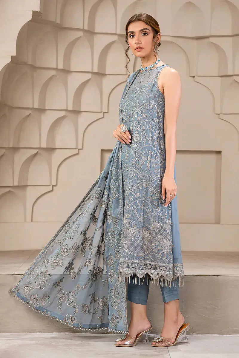 Zarif | Falak Formals | ZF 05 BLUE BELL - Saira Saqlain