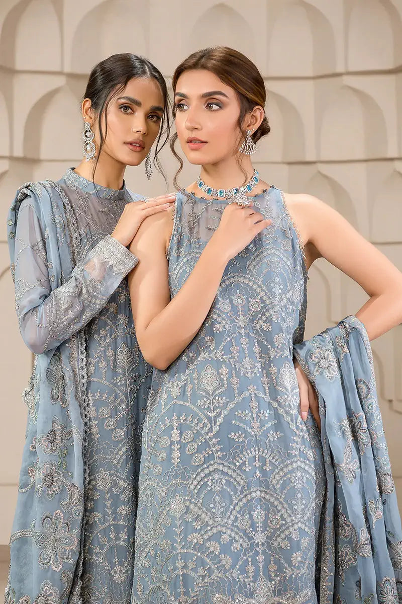 Zarif | Falak Formals | ZF 05 BLUE BELL - Saira Saqlain