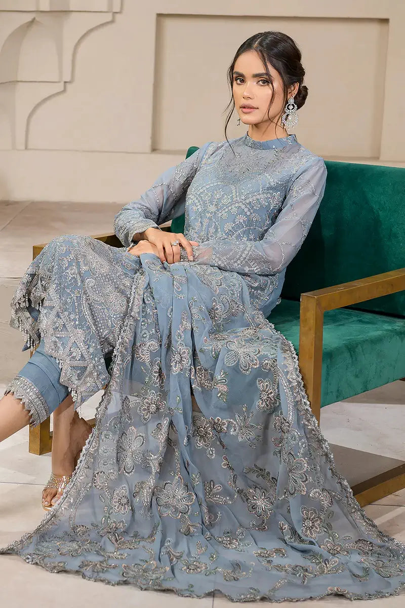 Zarif | Falak Formals | ZF 05 BLUE BELL - Saira Saqlain