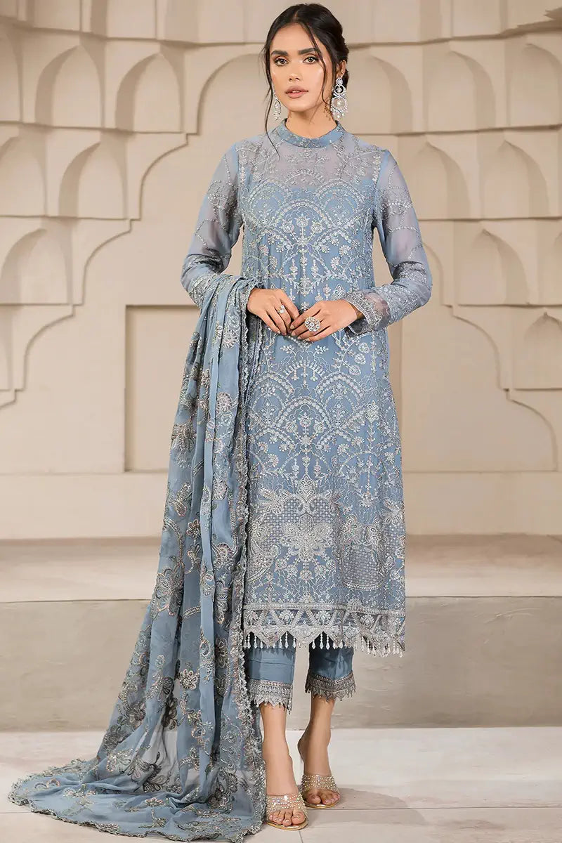 Zarif | Falak Formals | ZF 05 BLUE BELL - Saira Saqlain