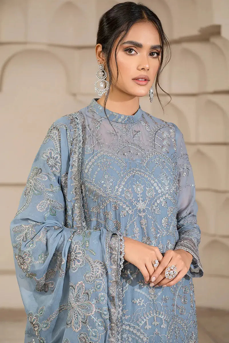 Zarif | Falak Formals | ZF 05 BLUE BELL - Saira Saqlain