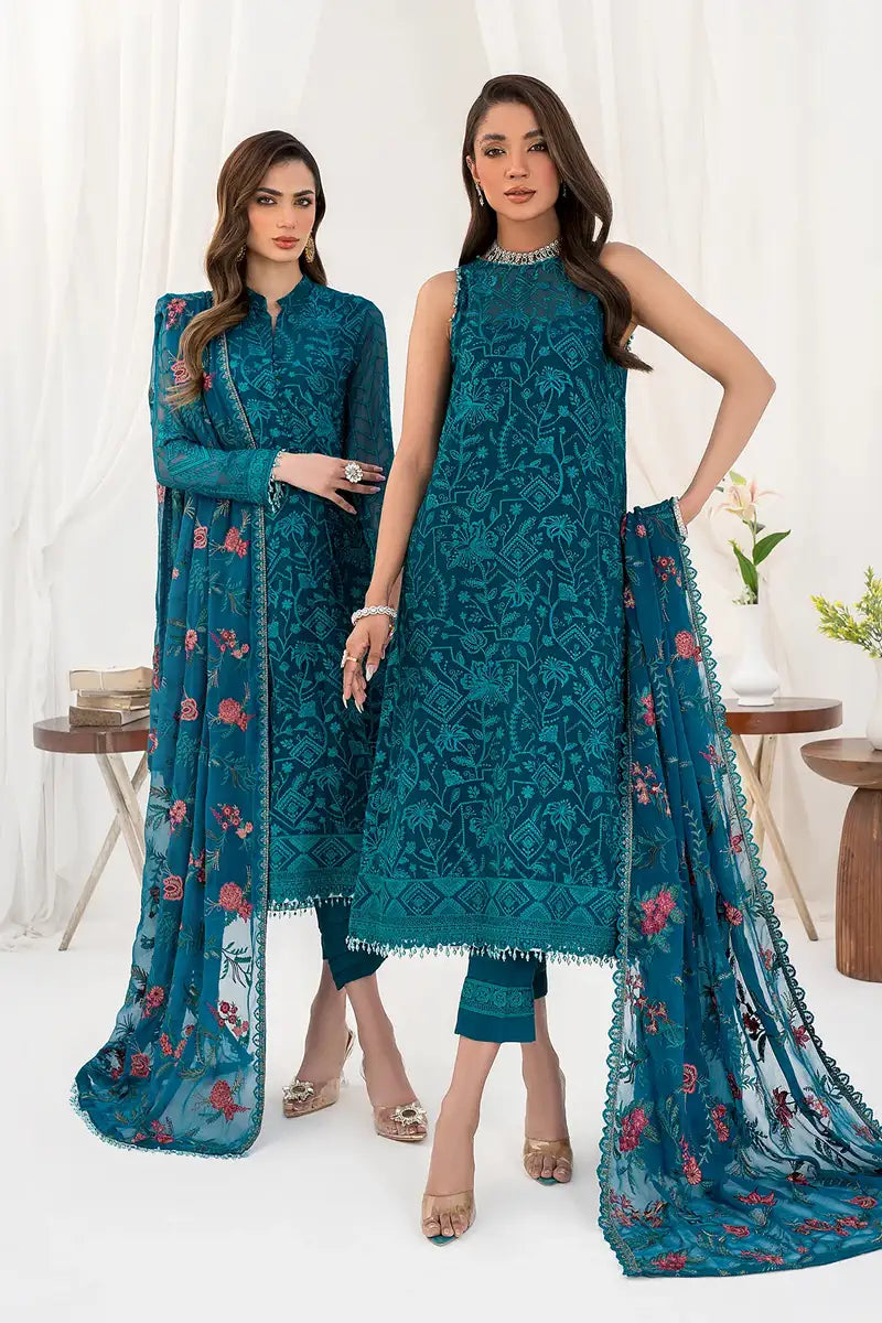 Zarif | LA CELESTE LUXURY Formals | ZLC 03 GARDENIA - Saira Saqlain