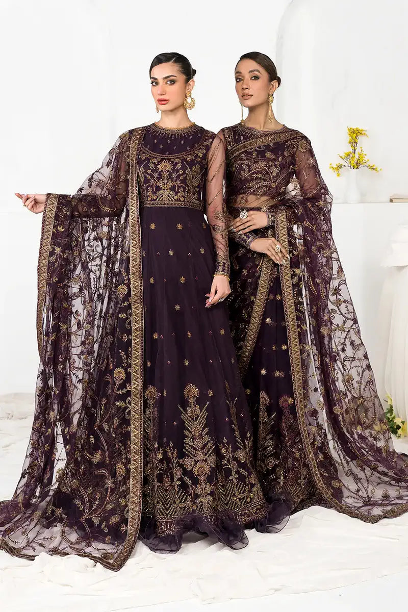 Zarif | LA CELESTE LUXURY Formals | ZLC 06 LAVENDER - Saira Saqlain