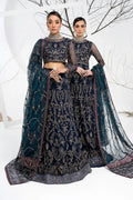 Zarif | LA CELESTE LUXURY Formals | ZLC 01 BLUEBERRY - Saira Saqlain